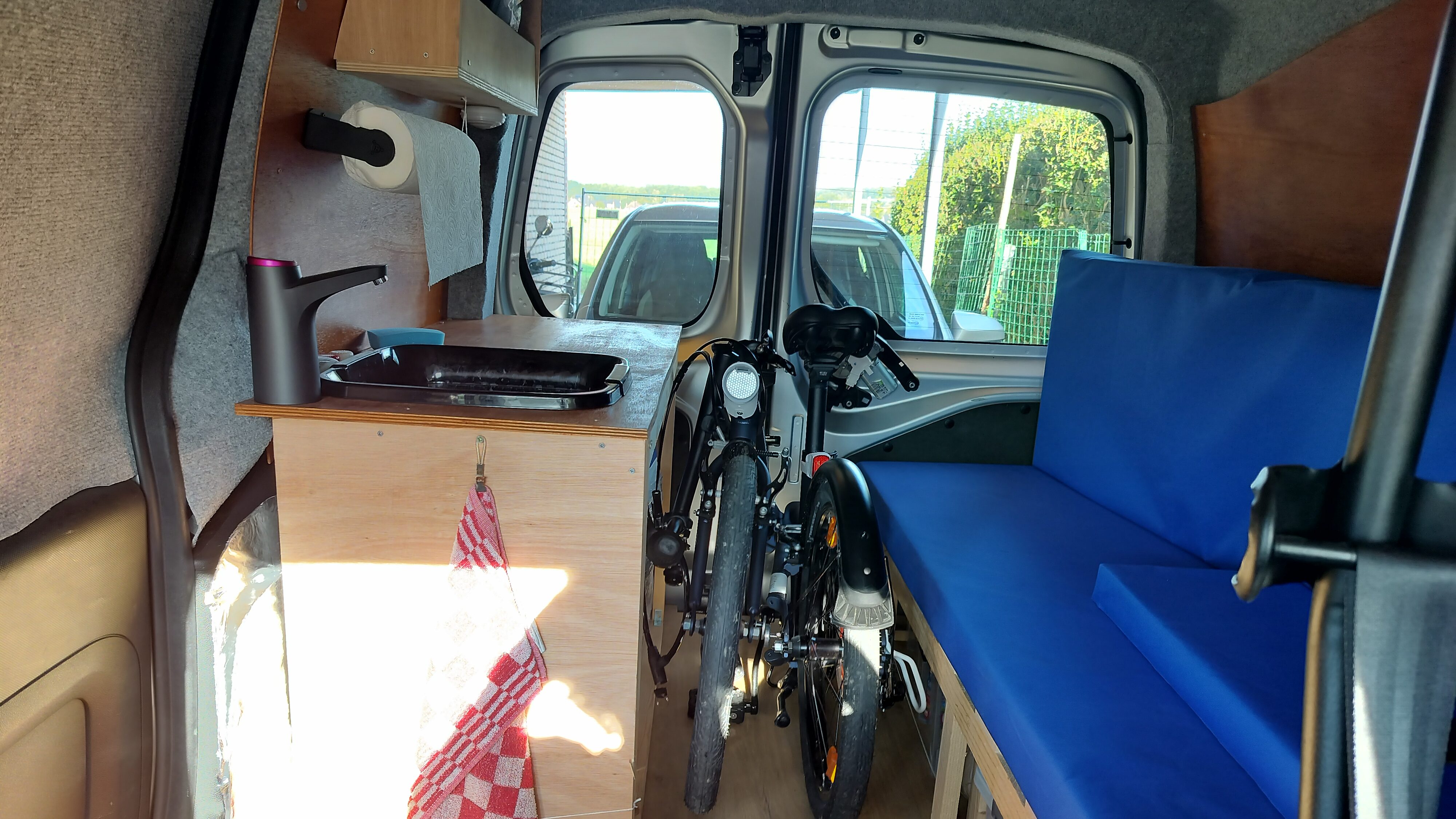 interior of my small campervan